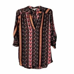 Southwestern Tunic Top Blouse Size M